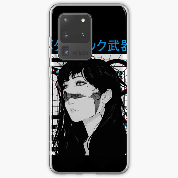 Aperçu de l'œuvre Cyberpunk Cyborg Girl Vaporwave Style urbain créée et vendue par OWLvision33.
