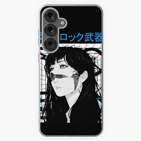 Aperçu de l'œuvre Cyberpunk Cyborg Girl Vaporwave Style urbain créée et vendue par OWLvision33.