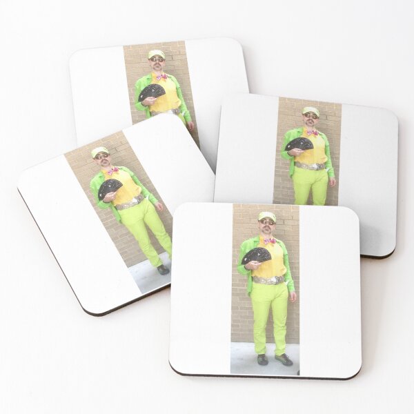 Item preview, Man in Lime Green with Folding Fan designed and sold by Savage68.