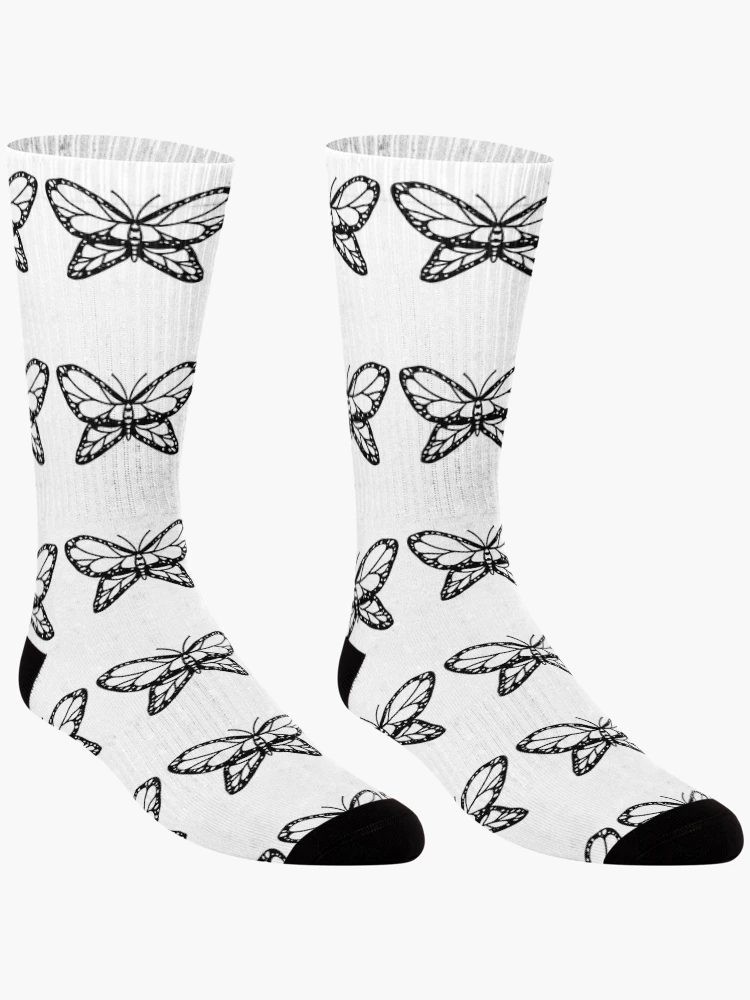 Thumbnail 3 of 5, Socks, Butterfly designed and sold by Reeseworks.