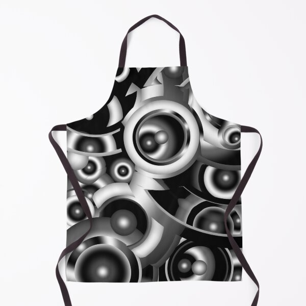 Item preview, Black Grey abstract spheres designed and sold by SparkyMae.