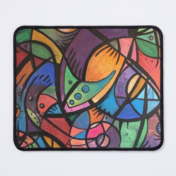 Item preview, Swooping and Soaring - Funky abstract pattern designed and sold by Caroline  Peacock.