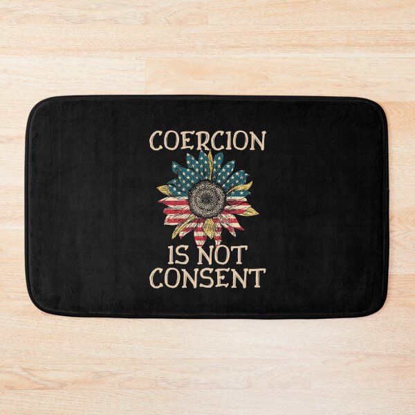 Item preview, Coercion is not consent, distressed American flag sunflower print, stars & stripes print designed and sold by Auntieck.