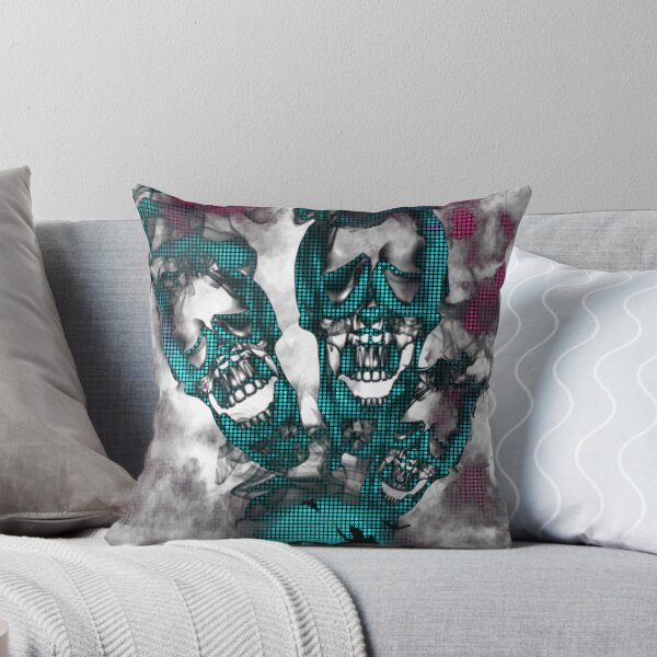 Item preview, amazing skull pixel art designed and sold by proArt004.