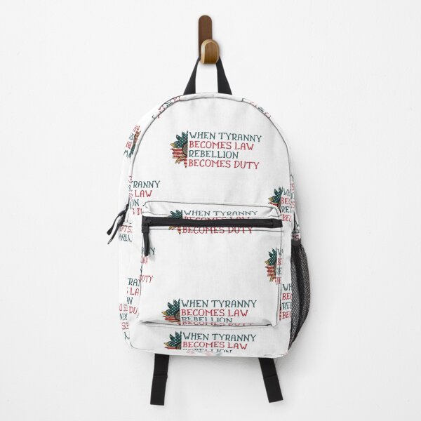 Item preview, When tyranny becomes law rebellion becomes duty, American flag Sunflower Design, Thomas Jefferson quote designed and sold by Auntieck.