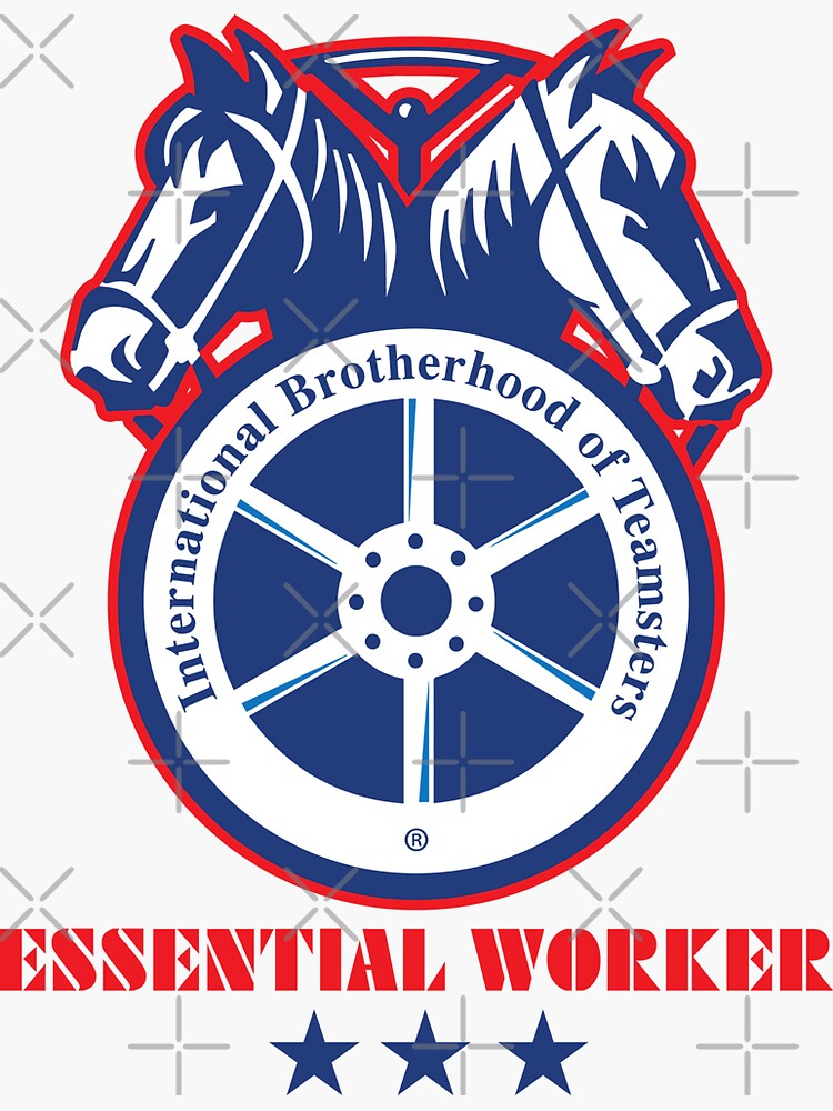 "White red and Blue, USA Flag, Costo, FedEx themed Teamsters design