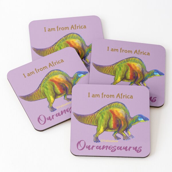 Item preview, Ouranosaurus I am from Africa - Yellowbox ink painting designed and sold by twyellowbox.