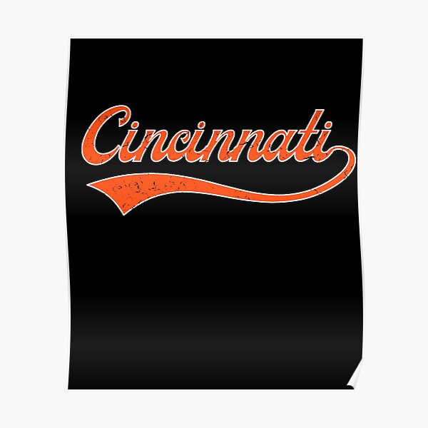 Download Cincinnati Bengals Orange Poster Wallpaper