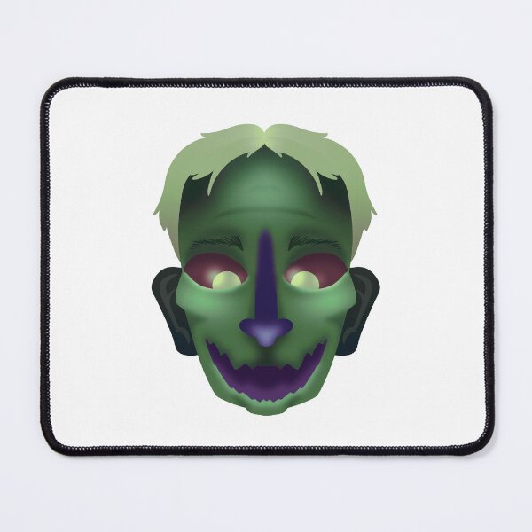 Item preview, Green scary face designed and sold by kukulgraphics.