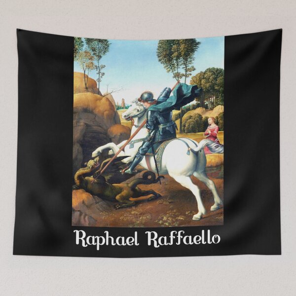 Item preview, Saint George Slays The Dragon by Raphael designed and sold by KathteeDesign.