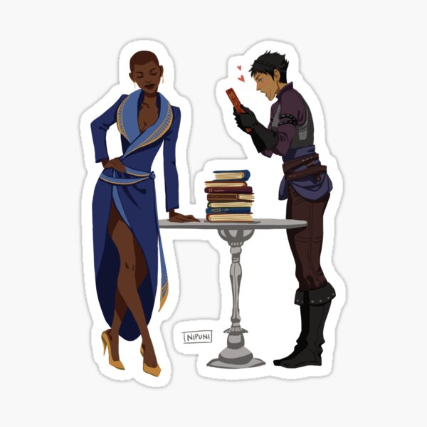 Viv and Cass Sticker