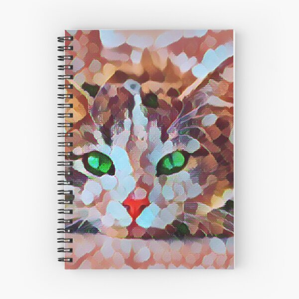 Item preview, Cat Laying Happily On The Floor dotted design designed and sold by Cora Gregory.
