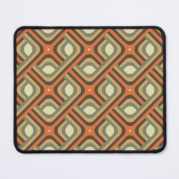 Item preview, Retrotaidetta, Mid-century Retro Geometric Pattern in Retro Color designed and sold by BesanoStyle.
