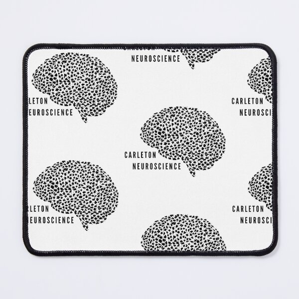 Item preview, Brain Design (Black with words) designed and sold by CUNeuroscience.