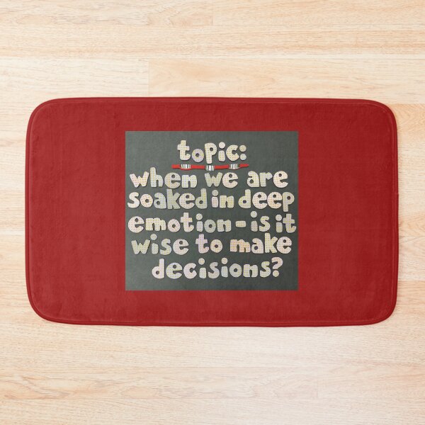 Item preview, Topic:  Making Wise Decisions? designed and sold by prunellaparsnip.