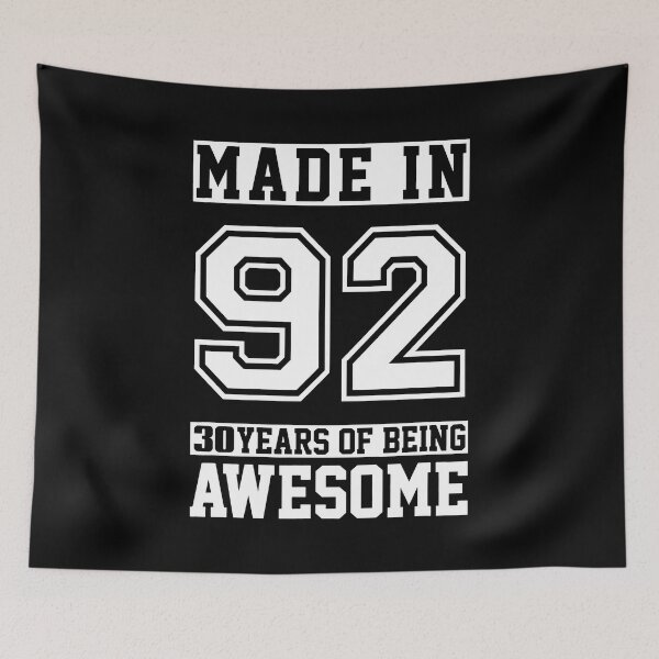 Item preview, 30 Year Old Awesome Since 1992 30th Birthday Gifts Men designed and sold by R&BApparel.