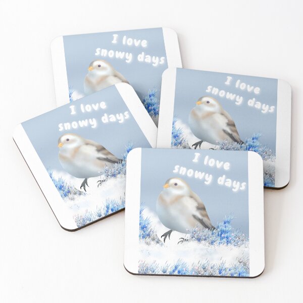 Item preview, I love snowy days- Wild Life Winter Birds designed and sold by Midnightviera.