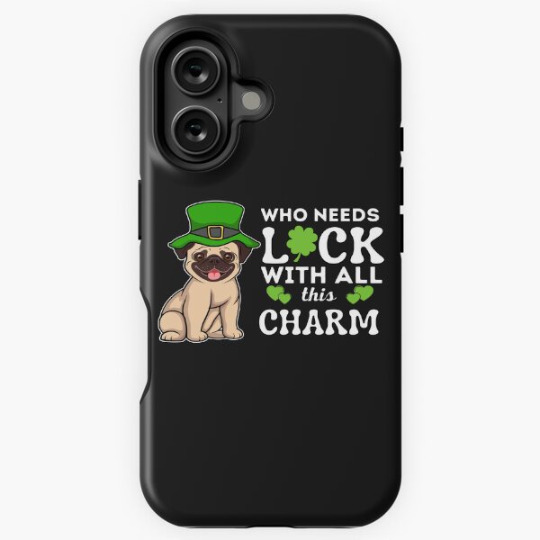 Vista previa del artículo con la obra «Pug del día de St. Paddys | Pug duende | Amo a mi pug», diseñado y vendido por Spiritualish.