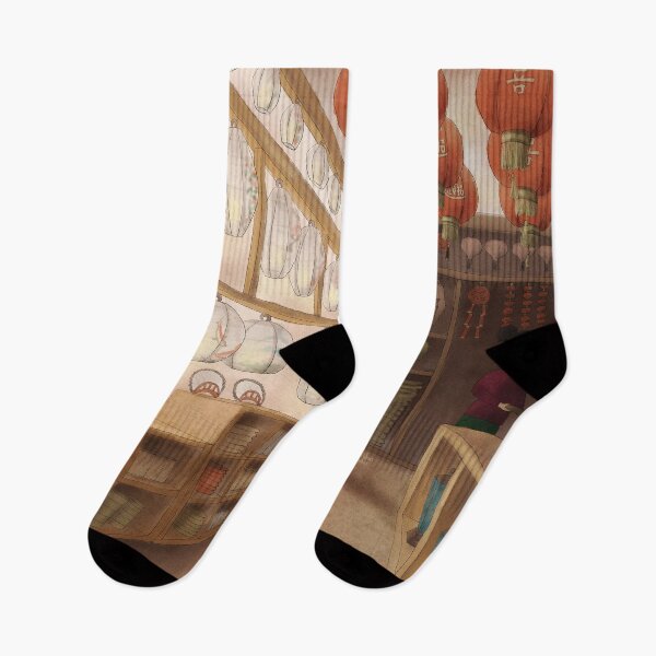 Item preview, A Warm Lantern Shop Illustration | Lukang, Taiwan designed and sold by Sheridan T.