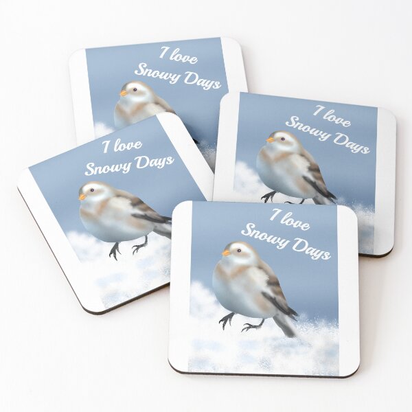 Item preview, Lovely I love snowy days- Wild Life Winter Birds designed and sold by Midnightviera.