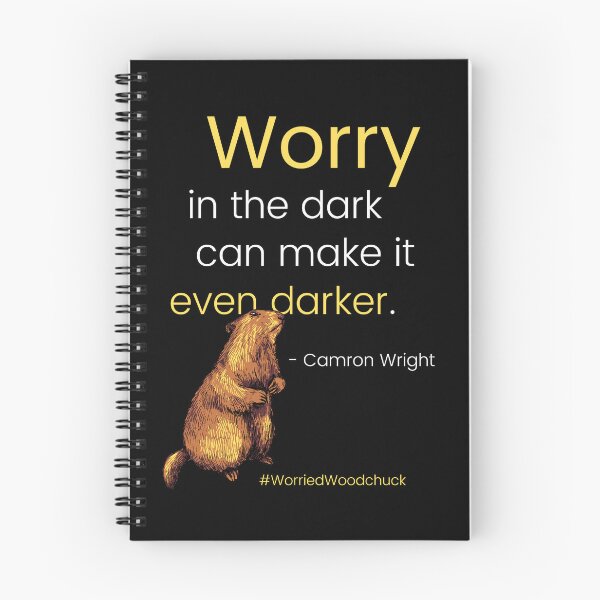 Item preview, Worry in the dark can make it even darker #WorriedWoodchuck designed and sold by Primal Frog.