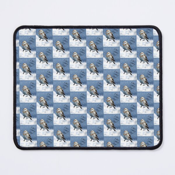 Item preview, Snow bunting I love snowy days- Wild Life Winter Birds designed and sold by Midnightviera.