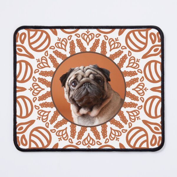 Item preview, Tan Pug Mandala designed and sold by momofdoggos.