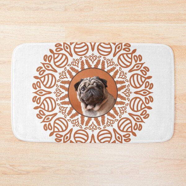 Item preview, Tan Pug Mandala designed and sold by momofdoggos.