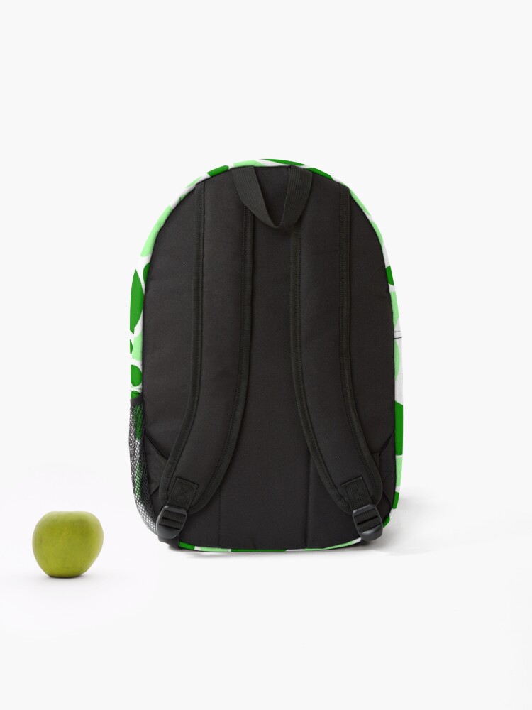 Discover green cow print Backpack