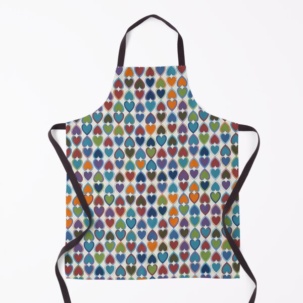 Item preview, April Double Hearts on Grey designed and sold by ColoursOfFrance.