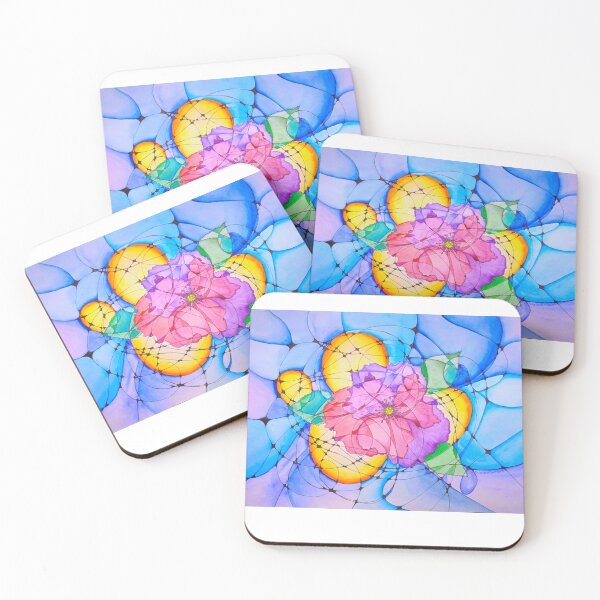 Item preview, Stained Glass Flower  designed and sold by BrushdFantasies.