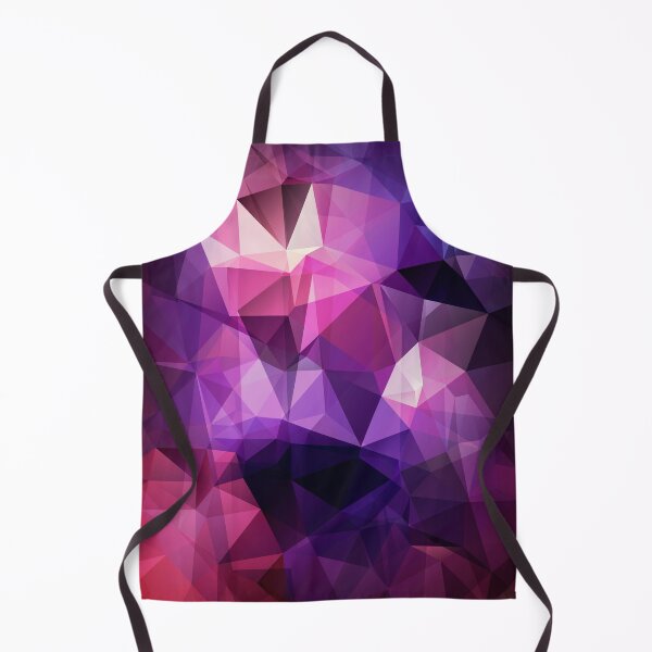 Item preview, Abstract print geometrical pattern of triangles polygon. Fabric design in bright colors designed and sold by fuzzyfox.