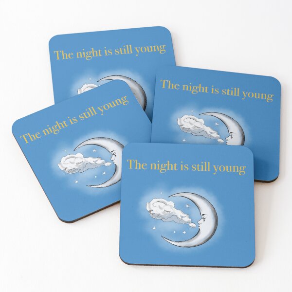 Item preview, The night is still Yao good, young moon resting, young moon in clouds designed and sold by Shmuk.
