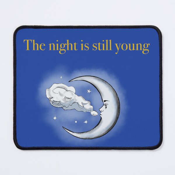 Item preview, The night is still Yao good, young moon resting, young moon in clouds designed and sold by Shmuk.