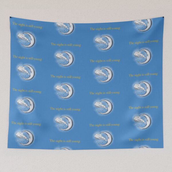 Item preview, The night is still Yao good, young moon resting, young moon in clouds designed and sold by Shmuk.