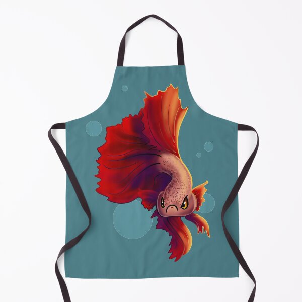 Item preview, Angry Betta Fish designed and sold by Unicornarama.