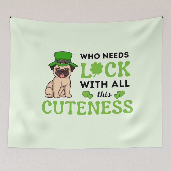 Item preview, Leprechaun Pug | St. Paddys Day Pug | I Love My Pug designed and sold by Spiritualish.