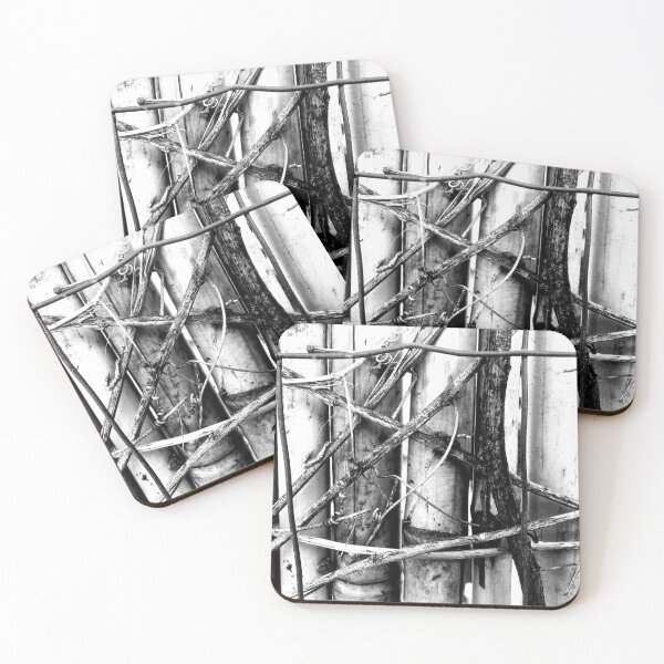Item preview, Black & White colors Bamboo abstrackt by Iritof designed and sold by iritof.