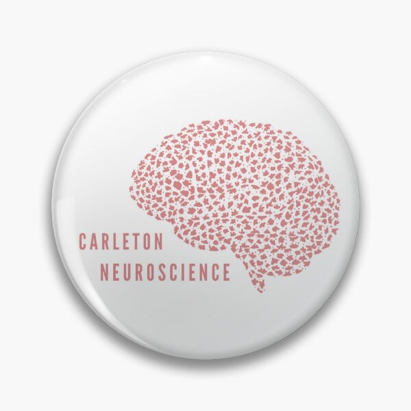 Item preview, Brain (Pink with words) designed and sold by CUNeuroscience.