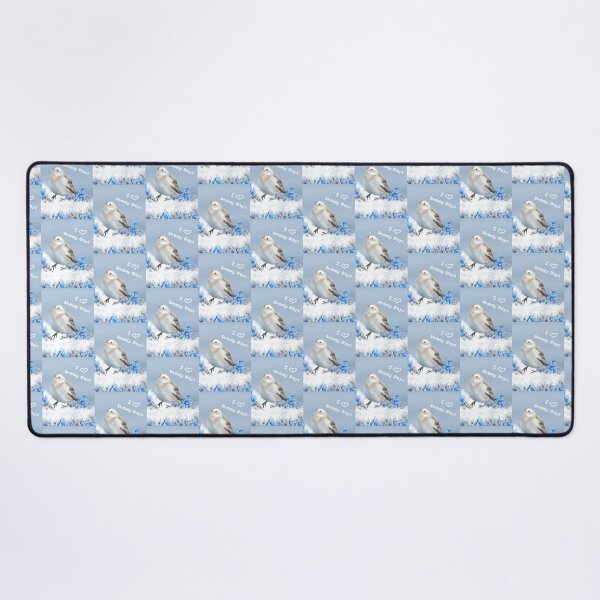 Item preview, I love snowy days with snow bunting- Wild Life Winter Birds designed and sold by Midnightviera.
