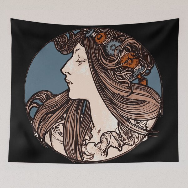Item preview, Art Nouveau Woman designed and sold by Wenkatdesigns.