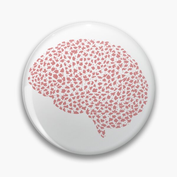 Item preview, Brain (Pink) designed and sold by CUNeuroscience.
