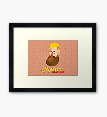 Hipster Graphics Framed Print
