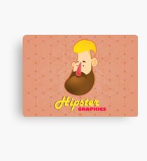 Hipster Graphics Canvas Print