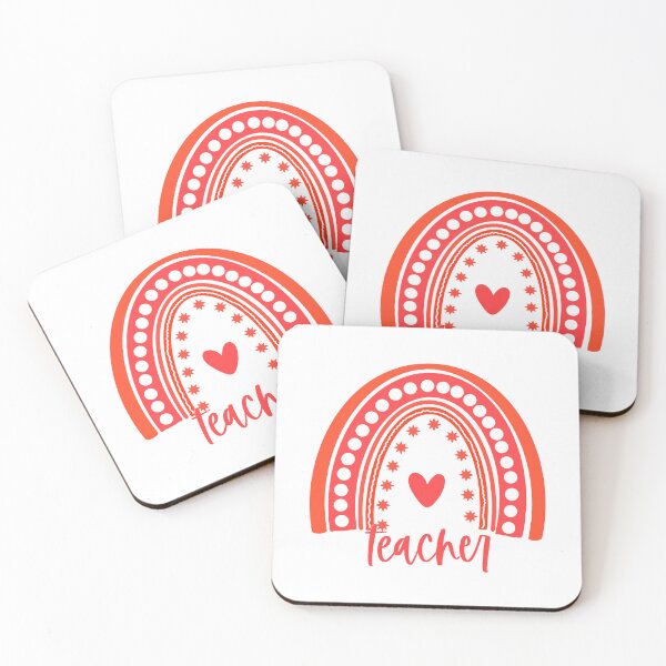 Item preview, Red Rainbow Teacher designed and sold by CreationsByKath.
