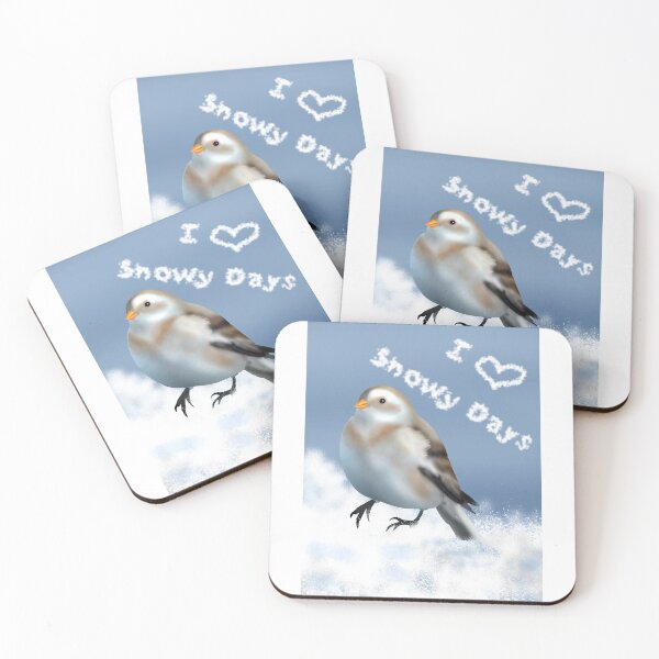 Item preview, I Love Snowy Days- Wild Life Winter Birds designed and sold by Midnightviera.