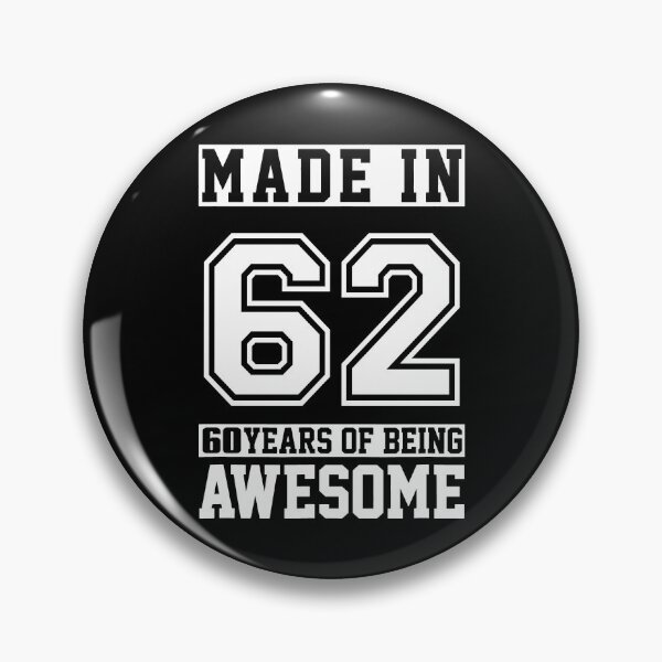 Item preview, 60 Year Old Awesome Since 1962 60th Birthday Gifts Men designed and sold by R&BApparel.