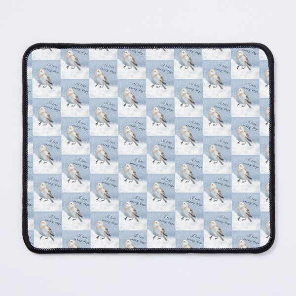 Item preview, Snow Bunting loves snow- Wild Life Winter Birds designed and sold by Midnightviera.