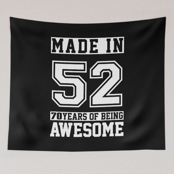 Item preview, 70 Year Old Awesome Since 1952 70th Birthday Gifts Men designed and sold by R&BApparel.