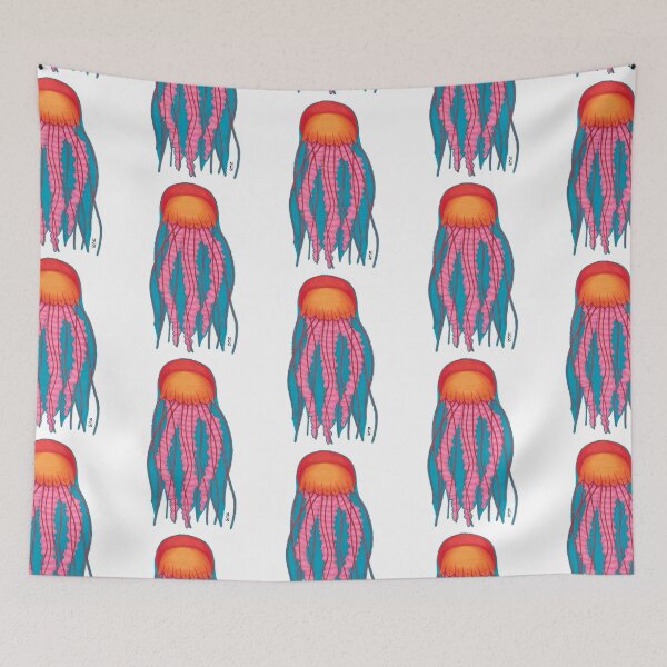 Item preview, Colorful Jellyfish designed and sold by Victoria Morgan.
